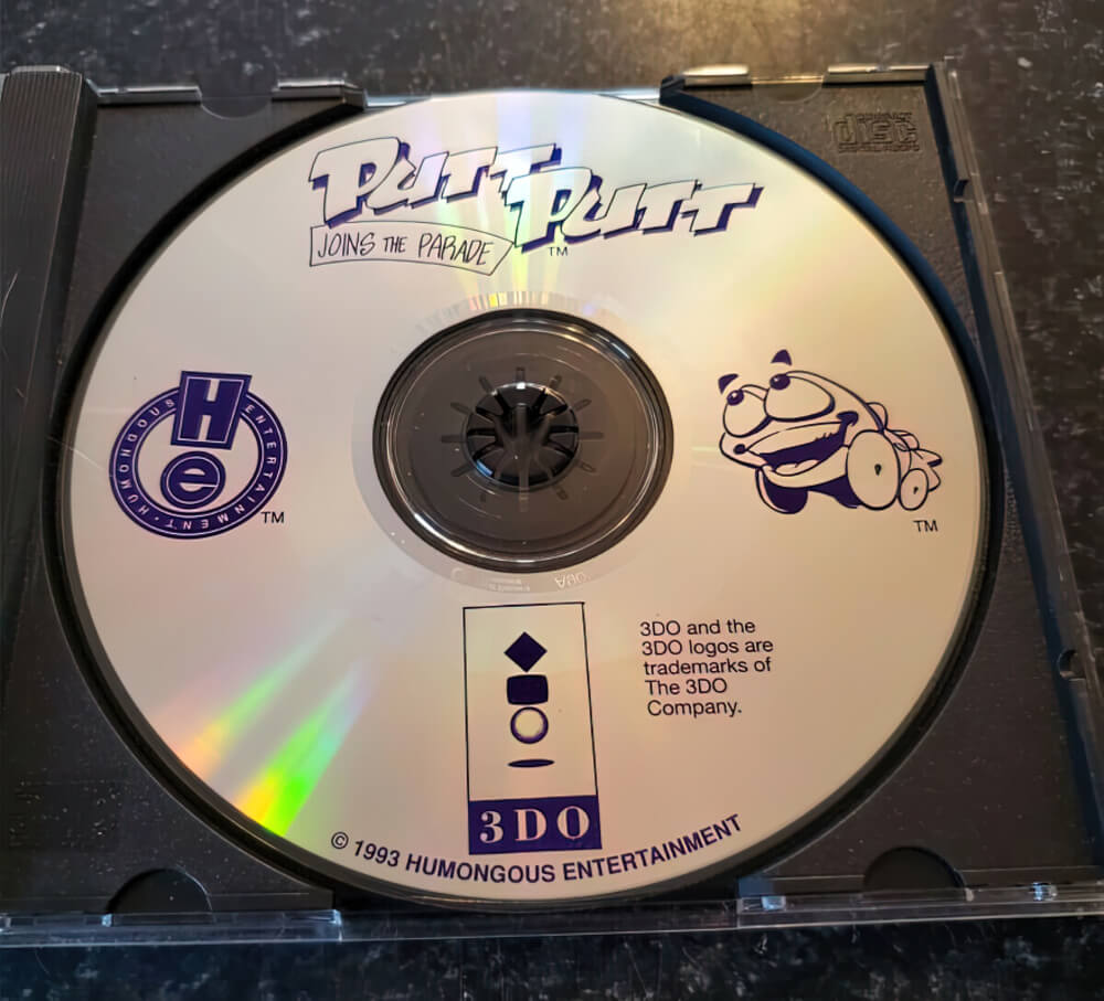 Лицензионный диск Putt-Putt Joins the Parade для 3DO